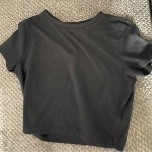 Target black crop top super soft goes with many things